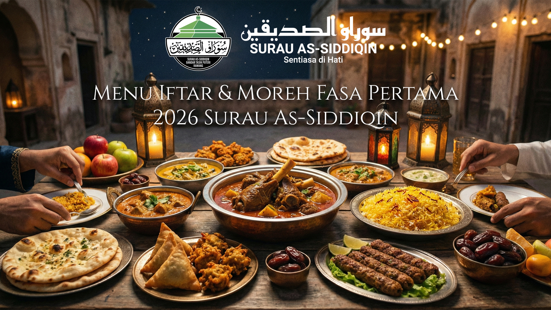 Menu Iftar & Moreh Fasa Pertama 2026 Surau As-Siddiqin